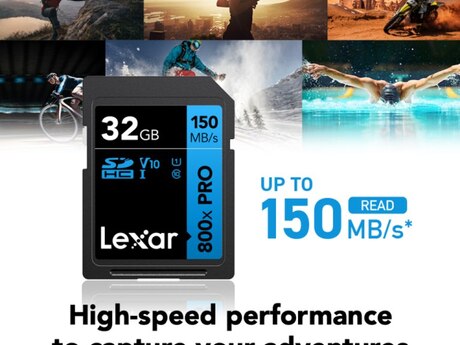 Yaddaş kartı "Lexar 32GB High-Performance 800x PRO UHS-I SDXC Memory Card (BLUE Series)" Yaddaş kartı "Lexar 32GB High-Performance 800x PRO UHS-I SDXC Memory Card (BLUE Series)"