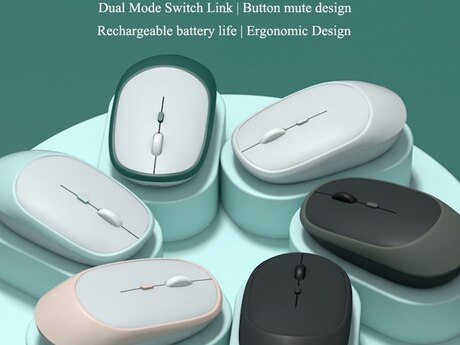 Wireless rechargeable bluetooth mouse
