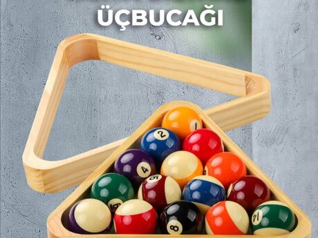 Taxta bilyard üçbucağı Taxta bilyard üçbucağı