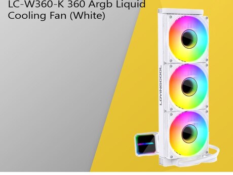ARGB CPU kuler "LovingCool LC-W360-K 360 (White)"