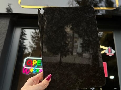 "Apple iPad" carbon parlaq case