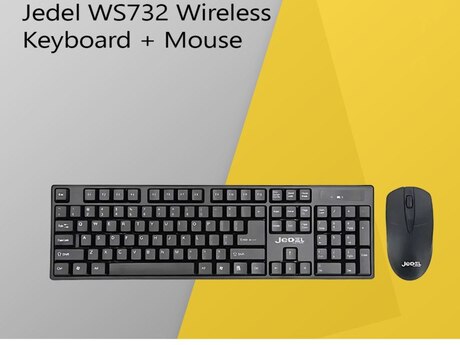 Wireless klaviatura "Jedel WS732 Keyboard + Mouse"