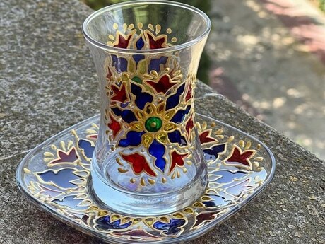 Əl işi stəkan Əl işi stəkan