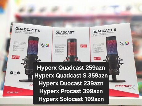 "Hyperx" quadcast mikrofon