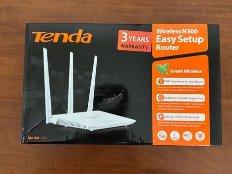 "Tenda F3 N300 2.4 ghz" modem Wi-Fi router