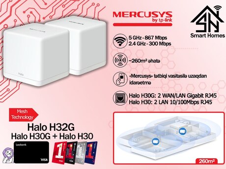 "Mercusys" Mesh Wi-Fi System "Mercusys" Mesh Wi-Fi System
