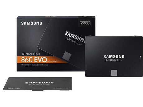 Sərt disk "Samsung 860 EVO 250GB 2.5 Inch SATA III Internal SSD (MZ-76E250B/AM)"
