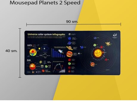 Mousepad "Planets 2 Speed"