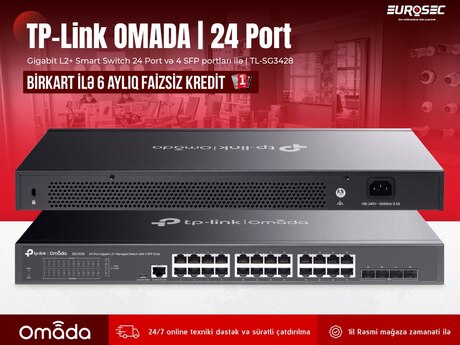 24 Port Switch TP-Link OMADA "TL-SG3428"