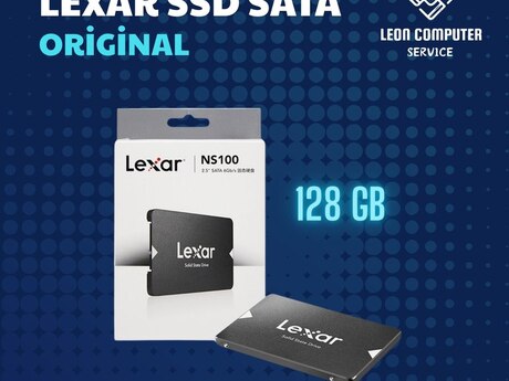 2.5" SSD Drive Lexar NS100 128GB Write Speed: Up to 500 MB/s Read Speed: Up to 550 MB/s P/N: LNS100 2.5" SSD Drive Lexar NS100 128GB Write Speed: Up to 500 MB/s Read Speed: Up to 550 MB/s P/N: LNS100