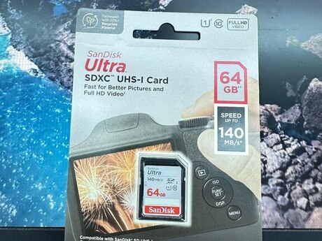 SD kart "Sandisk Ultra 64GB"