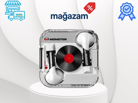 Simsiz qulaqlıqlar "Monster XKT01 White"