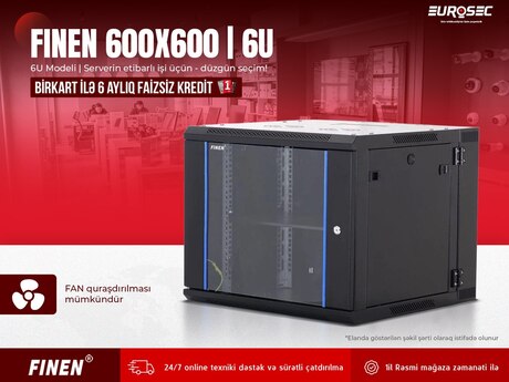Rack kabin "FINEN 600X600 | 6U"