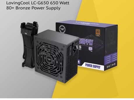 Qida bloku "LovingCool LC-G650 650 Watt 80+" Qida bloku "LovingCool LC-G650 650 Watt 80+"
