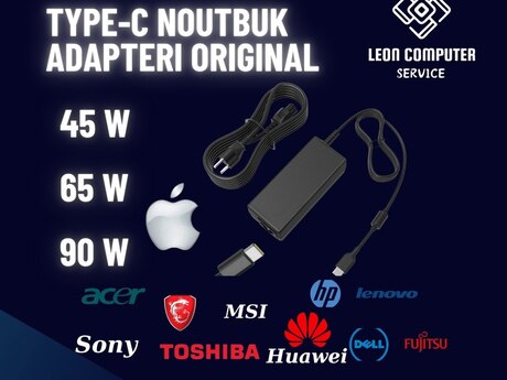 Type-c original noutbuk adapterləri Type-c original noutbuk adapterləri