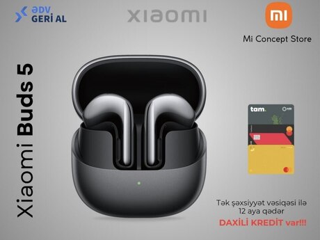 Qulaqcıq "Xiaomi Buds 5 Graphite Black"