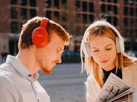 Edifier Headphones W800BT Plus White Qualcomm® chipset with Bluetooth V5.1