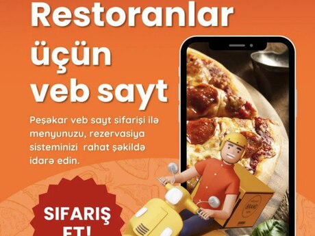 Restoranlar üçün veb sayt Restoranlar üçün veb sayt