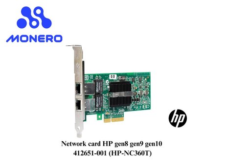 Server şəbəkə kartı Network card HP gen8 gen9 gen10 412651-001 (HP-NC360T)