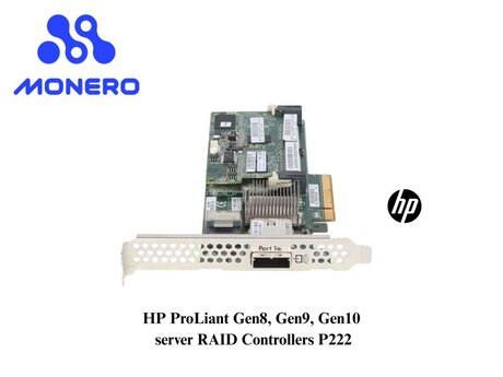 HP ProLiant Gen8, Gen9, Gen10 server RAID Controllers P222 