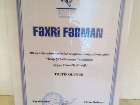 Layihə rəhbəri işi axtarıram 