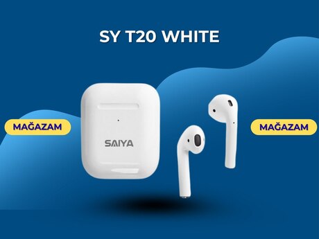 Qulaqlıq "Saiya Sy T20 white"