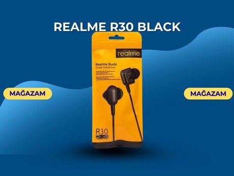 "Realme R30 black" qulaqcıq
