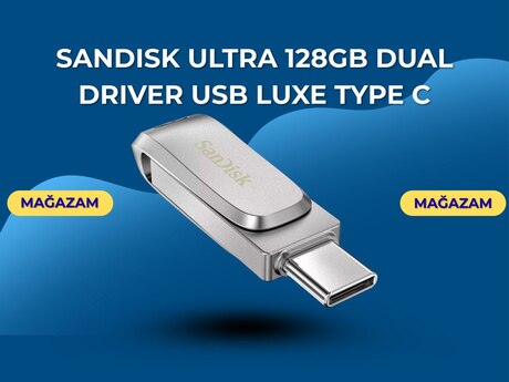 SanDisk Ultra 128GB Dual Driver USB Luxe Type-C