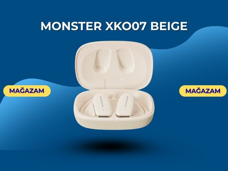 "Monster Xko07 beige" qulaqcığı