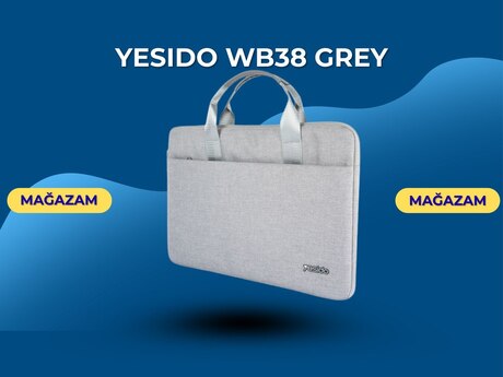 Noutbuk çantası "Yesido WB38 grey"