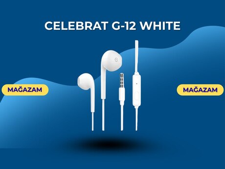 Qulaqcıq "Celebrat G-12 white"