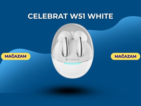 Qulaqlıq "Celebrat W51 white"