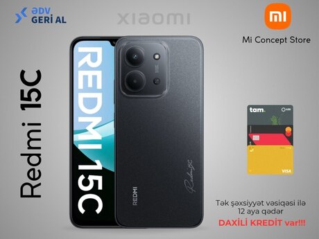 Xiaomi Redmi 15C Midnight Gray 256GB/8GB Xiaomi Redmi 15C Midnight Gray 256GB/8GB