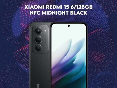 Xiaomi Redmi 15 6/128GB NFC Midnight Black