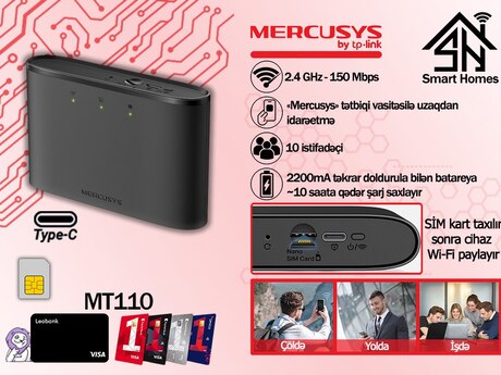 Mercusys mini 4G Wi-Fi router MT110