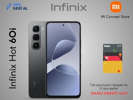 Infinix Hot 60i Sleek Black 128GB/4GB
