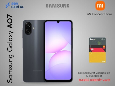 Samsung Galaxy A07 Black 128GB/6GB