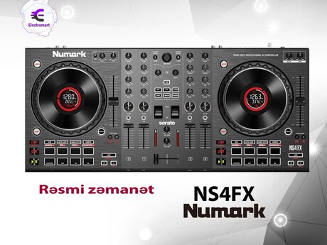 DJ kontrol cihazı "Numark NS4FX (NS4FX-N)"