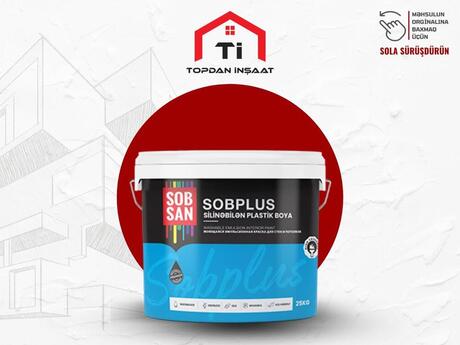 "Sobplus" silinəbilən plastik boya
