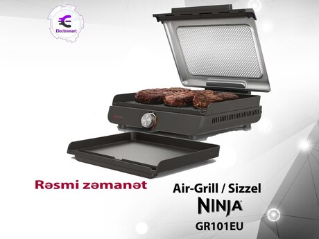 Elektrik qril "Ninja Sizzle GR101EU" Elektrik qril "Ninja Sizzle GR101EU"