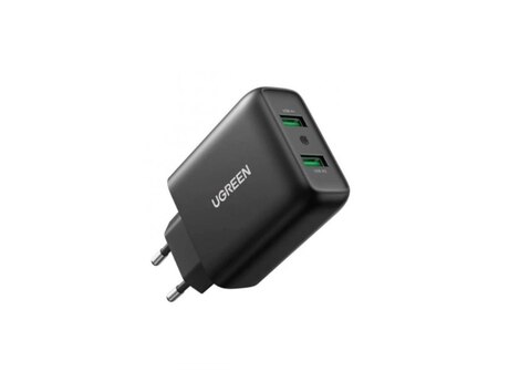 Adapter başlığı "Ugreen CD161 USB Fast Charger EU (Black)" Adapter başlığı "Ugreen CD161 USB Fast Charger EU (Black)"