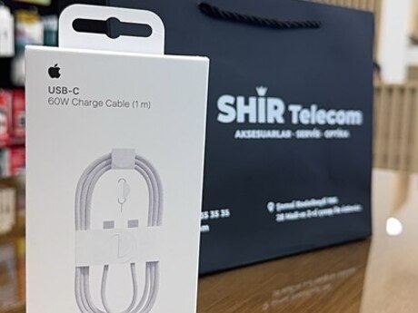 "Apple" kabel 60W USB-C şarj kabeli 1 m