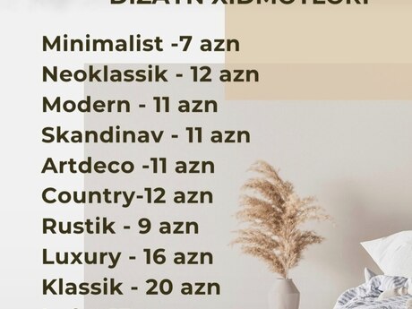 İnteryer dizayneri işi axtarıram İnteryer dizayneri işi axtarıram