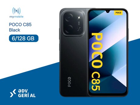 Xiaomi Poco C85 4G Black 128GB/6GB