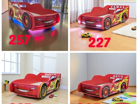 Uşaq çarpayısı "Simsek mcqueen"