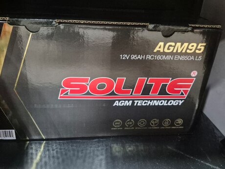 95 AH 12V SOLİTE AGM Akkumulyator 95 AH 12V SOLİTE AGM Akkumulyator