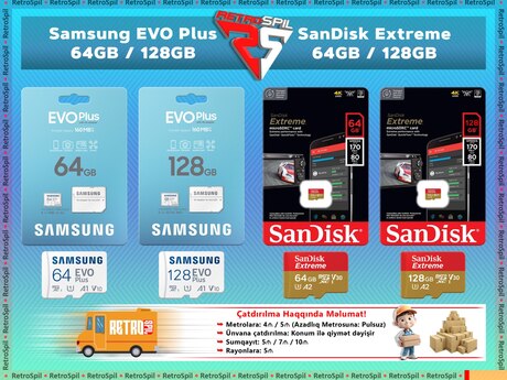 MicroSD kartlar