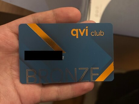 "QVI Club Bronze" Card 