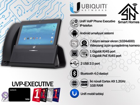Ubiquiti IP-telefonu UVP-EXECUTIVE