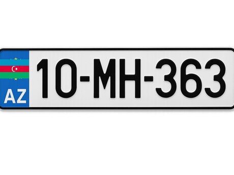 Avtomobil qeydiyyat nişanı - 10-MH-363